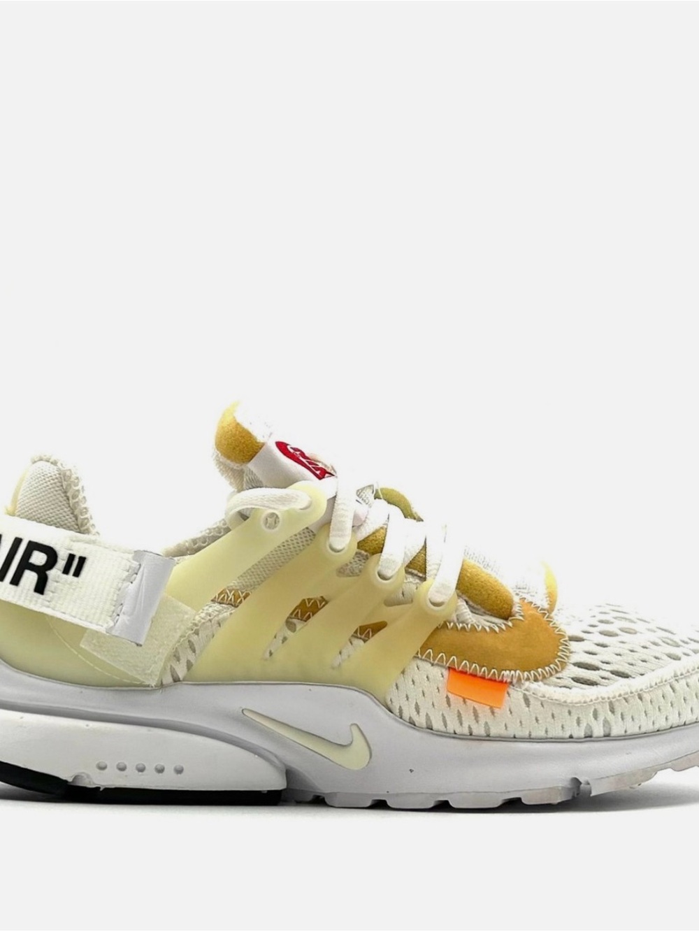 NIKE X OFF-WHITE
Air Presto cloth trainers  size 5 US